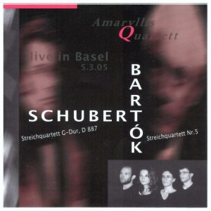„Bartok/Schubert“ B. Bartok Quartett Nr.5 Sz 102, F. Schubert op. 161. Nr. 4
Amarylis Quartett